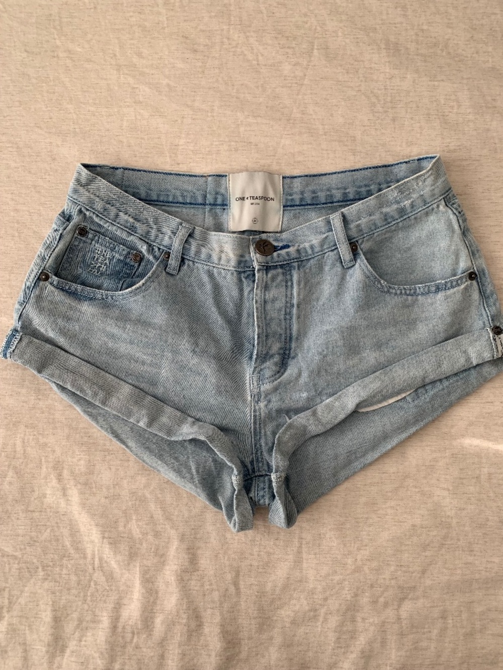 One Teaspoon Jeans Shorts Size 28 denim Bandits